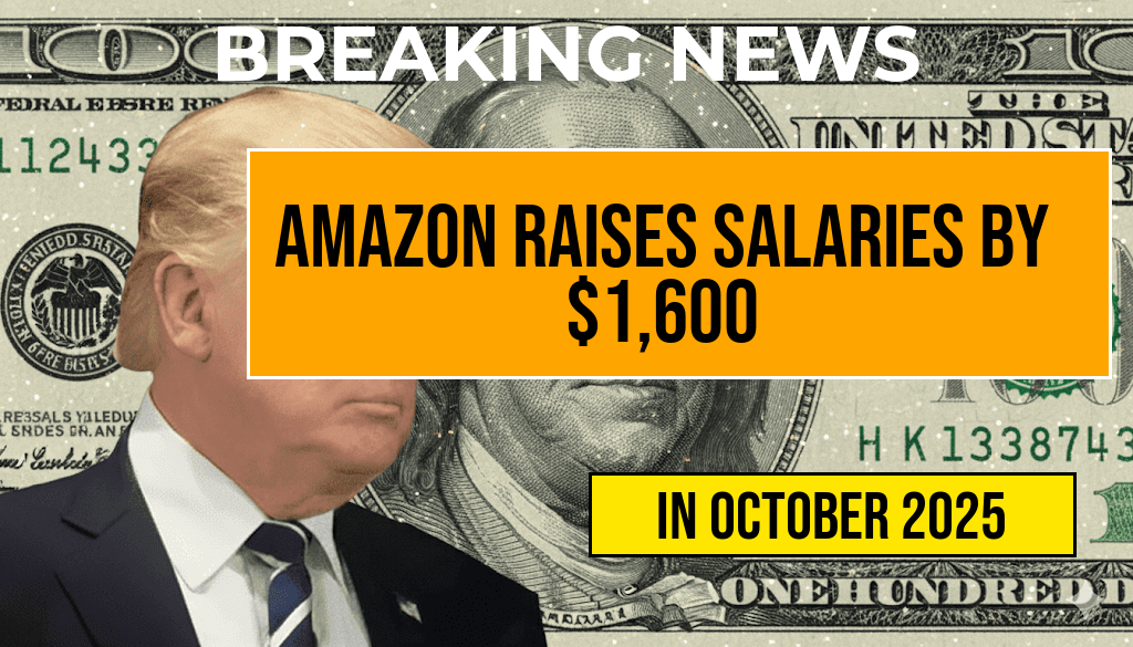 Amazon Announces Salary Increase for Some Employees, Providing an Additional $1,600 Annually